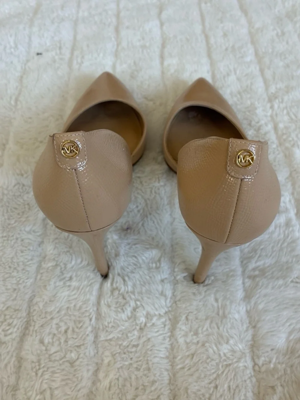 Michael Kors Tan/Nude Pointed Leather Stiletto Pumps
